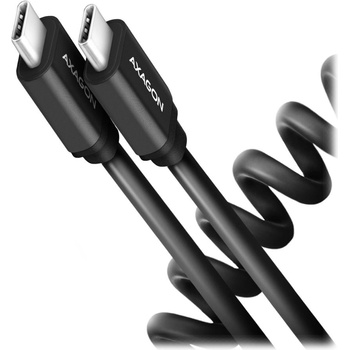 Axagon BUCM-AM10TB TWISTER USB-C USB-A, USB 2.0, 3A, ALU, 0,6m, černý