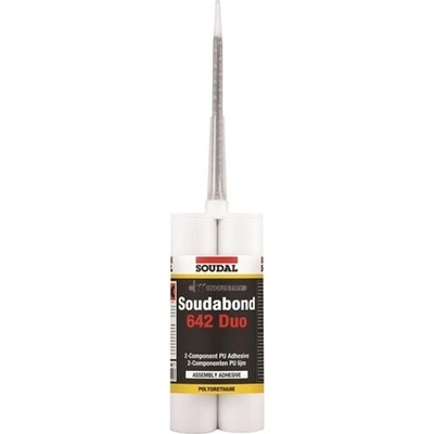 SOUDAL Dvoukomponentní konstrukční polyuretanové lepidlo SOUDABOND 642 DUO 2 x 300 ml