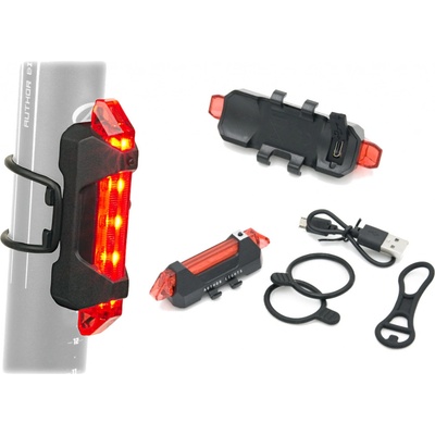 Author A-Stake Mini USB zadné čierne/červené sklo