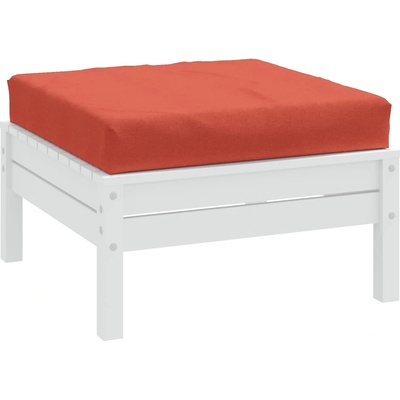 vidaXL Палетна възглавница, меланж червени, 60x60x9, 5 см, плат (4002669)