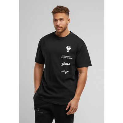 Mister Tee Тениска Texas Longhorns Leather Oversize Tee black XXLUB-MT3734-00007 - Тъмносив, размер XL