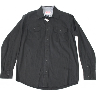 Wrangler košile dlouhý rukáv Stretch Twill černá