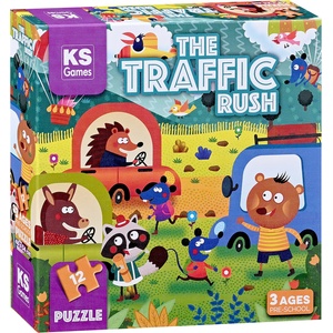 KS Games Пъзел KS Games от 12 части - Натоварен трафик (PRS32702) - baby