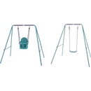 PLUM Set kovových houpaček 2v1 modrá