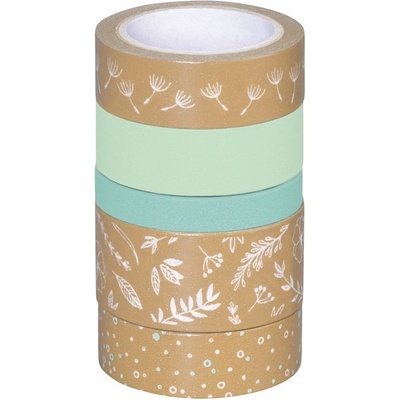 Heyda lístečky modrý odstín sada 5 ks – Zboží Mobilmania