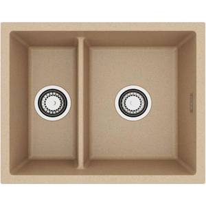 Alveus Omni - Гранитна мивка 55x45 см, бежова 1150068 (1150068) Мивка за вграждане
