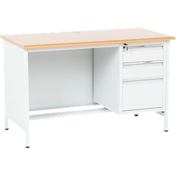 Carmen Метално бюро Carmen CR-1314 K - сиво / бук (3580304)