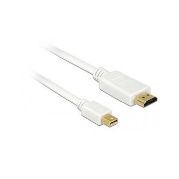 Delock Kabel mini DP 1.1 -> HDMI-A St/St 0.5m weiß (83993) (83993)