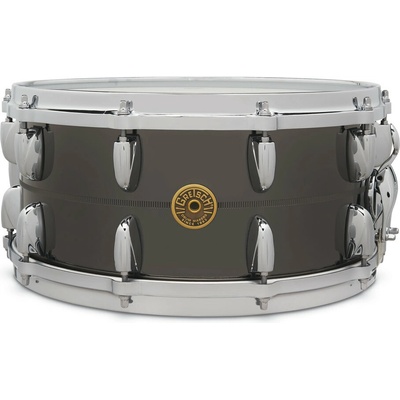 GRETSCH snare drum USA Black Nickel Over Bell Brass