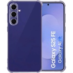 Techsuit Калъф за Samsung Galaxy S25 FE - Techsuit - Shockproof Clear Silicone - Опушено Черен