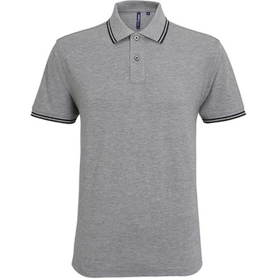 Asquith & Fox pánske polo tričko AQ011 Heather Grey