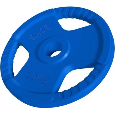 Gorilla Sports liatinový pogumovaný záťažový kotúč 20 kg 50 mm