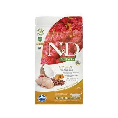 N&D GF Quinoa CAT Skin&Coat Herring & Coconut 300 g