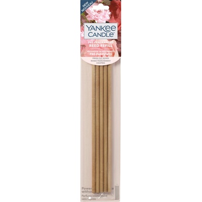 Yankee Candle Pre-fragranced Reed náhradní náplň Fresh Cut Roses Čerstvě nařezané růže 5 ks
