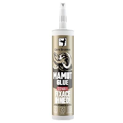 DEN BRAVEN MAMUT GLUE LEPIDLO 600ml,biely