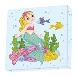 Comandante Diamond Dotz embroidery, Dotz box Diamond Mosaic Little Mermaid DBX016