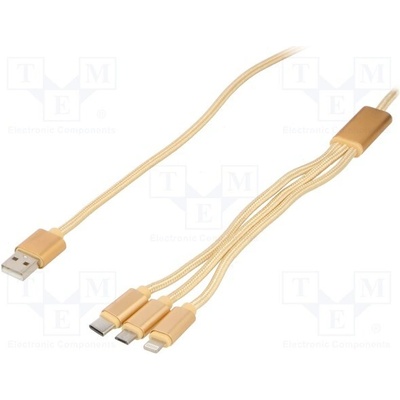 Gembird CC-USB2-AM31-1M-G USB 2.0, 1m