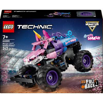 Конструктор LEGO Technic Monster Jam - Sparkle Smash, с издърпване назад (42220) (42220)