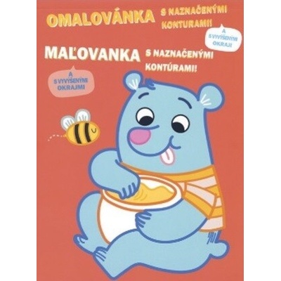 Maľovanie medzi čiarami Macko