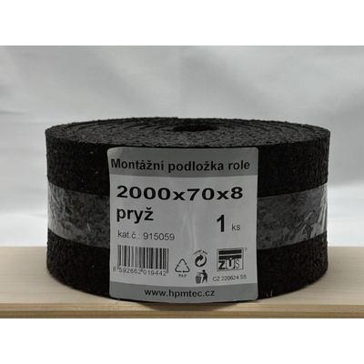 RAPI-TEC Montážní podl. role 2000mm pryž Varianta: Montážní podl. role 2000x70x8mm, pryž