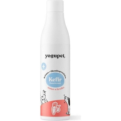 Yogupet kefír pre psy a mačky s kĺbovou výživou hruškou a mrkvou 200 g