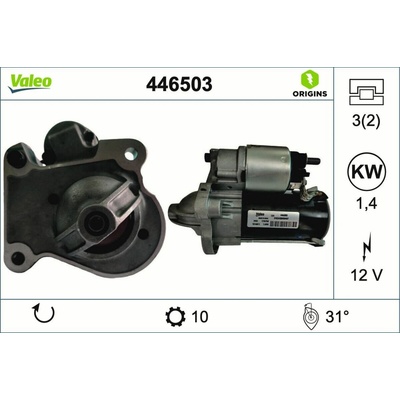 Štartér VALEO 446503