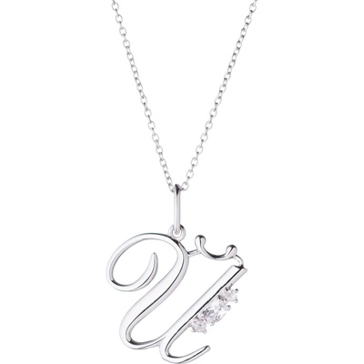 Silenti Jewelry Сребърно колие "Й