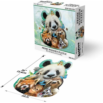 PRIME 3D Dřevěné puzzle Afrika 300 ks