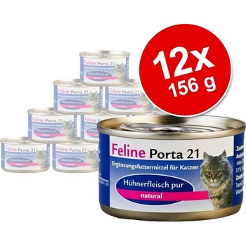 Feline Porta 21 kuře & aloe 12 x 156 g