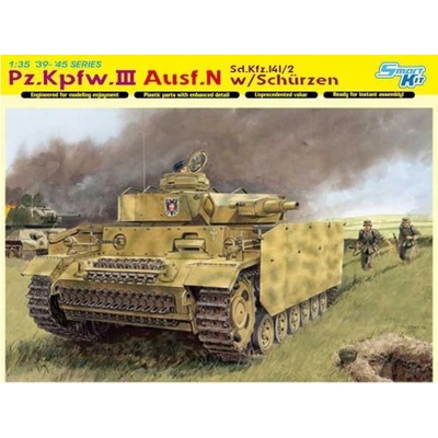 Models Dragon Pz.Kpfw.III Ausf.N w/SCHÜRZEN SMART KIT 6474 1:35