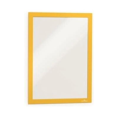 Informačný panel, so samolepiacou zadnou stranou, A4, DURABLE DURAFRAME, žltá