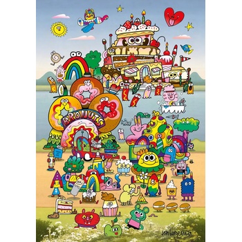 Heye - Puzzle With Jon Burgerman - 500 piese