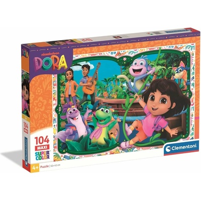 CLEMENTONI Dora prieskumnice MAXI 104 dielov