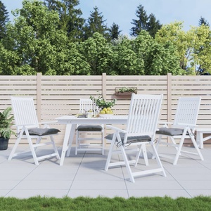 vidaXL Възглавници за столове 4 бр сиви 40x40x7 см Оксфорд плат (361454)