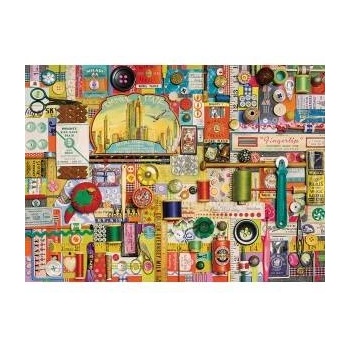 Cobble Hill Puzzle 1000 Sewing Accessories G3