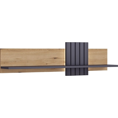 ЕВРОМАР Полица verdana snnp05 крайбрежен дъб / тъмно сиво