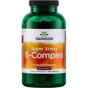 Swanson Super Stress B-Complex, 240 капсули, Swanson (SW1073)