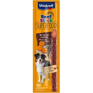 Vitakraft Beef Stick Superfood - Лакомства за награда от Чия и моркови 1 бр