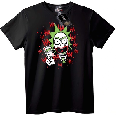 NOONEBRAND Тениска Joker Ha Ha - XXS, White