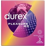  Презервативи с релефна повърхност, 3 броя - Durex Pleasure Me (DUREX01012)