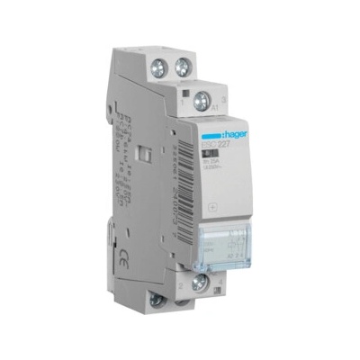 HAGER Stykač ESC227 1S+1R 25A 230VAC ESC227