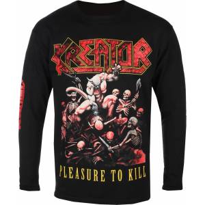 Plastic head мъжка тениска с дълъг ръкав kreator - pleasure to kill - ПЛАСТИКА ГЛАВА - ph10956ls