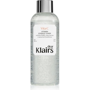 Dear, Klairs Freshly Juiced Vitamin Essence Toner нежен тоник за лице за освежаване и хидратация 180ml