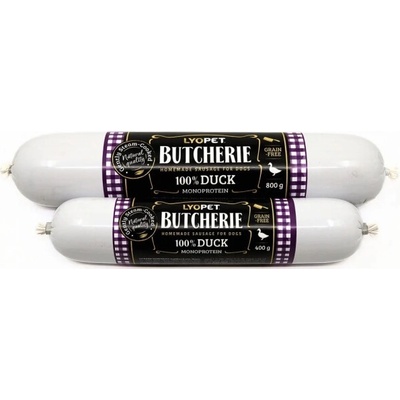 Lyopet Butcherie Duck sausage 400 g
