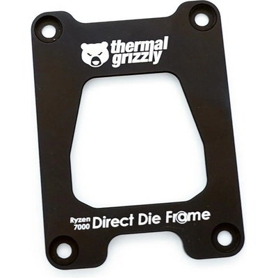 Монтажна рамка Thermal Grizzly Ryzen 7000 Direct Die Frame, Алуминий, Черен (TG-DDF-R7000-R)