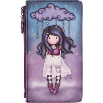 Santoro Кожен портфейл за карти Santoro Gorjuss Whatever the Weather - Little Storm Cloud (1253GJ01)