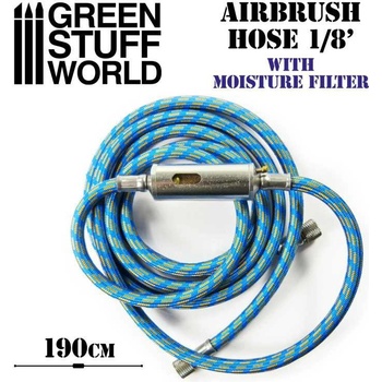 Green Stuff World Tlaková hadice se šroubením G1/8H na obou koncích a odlučovačem vody délka 1,8 m