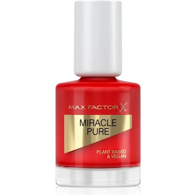 MAX Factor Miracle Pure дълготраен лак за нокти цвят 305 Scarlet Poppy 12ml