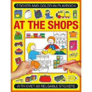 Sticker and Colour-in Playbook: At the Shops | Isabel Clark (2015)