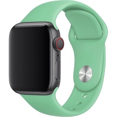 Apple Оригинална силиконова каишка за Apple Watch 38мм, 40мм, 41мм, 42мм (2024) - Apple Sport Band S/M & M/L (retail) (зелен) (mv762zm/a)